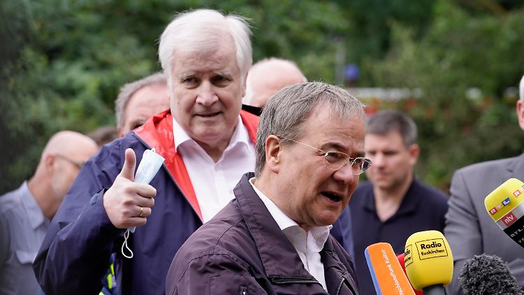 Kann Laschet Kanzler? Von Horst Seehofer gibt es einen Daumen nach oben.