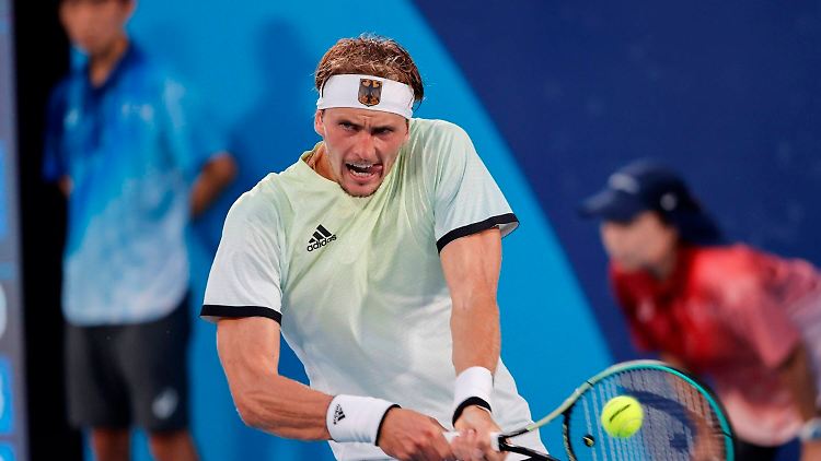 Zverev meistert eine absolute Kraftanstrengung.