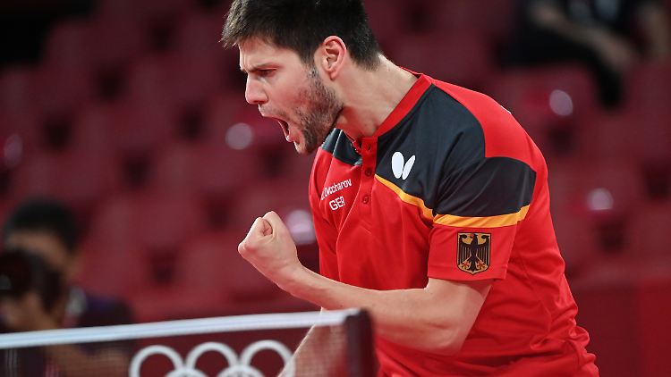 Bronzegewinner bei Olympia in Tokio: Dimitrij Ovtcharov.