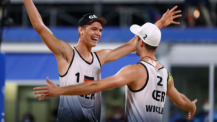 Thole und Wickler haben das Achtelfinale erreicht.