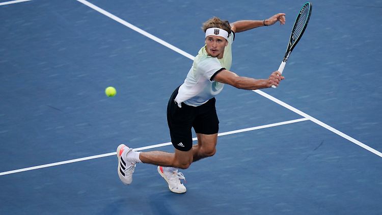 Zverev ließ keine Zweifel aufkommen, wer das Match gewinnt.
