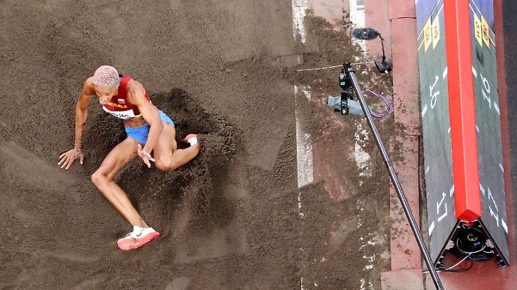Der weiteste Sprung der Leichtathletik-Geschichte.