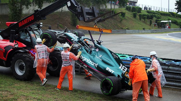 Auch für Lance Stroll war das Rennen früh beendet.