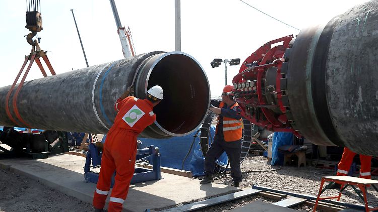 Für den Emissionshaushalt nicht wirklich förderlich: die "Nord Stream 2"-Pipeline.