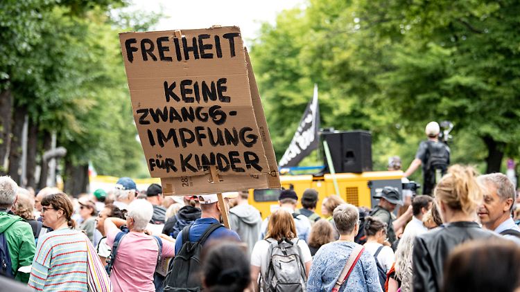 Fast 600 Festnahmen gab es laut Polizei bei den Demos in Berlin.