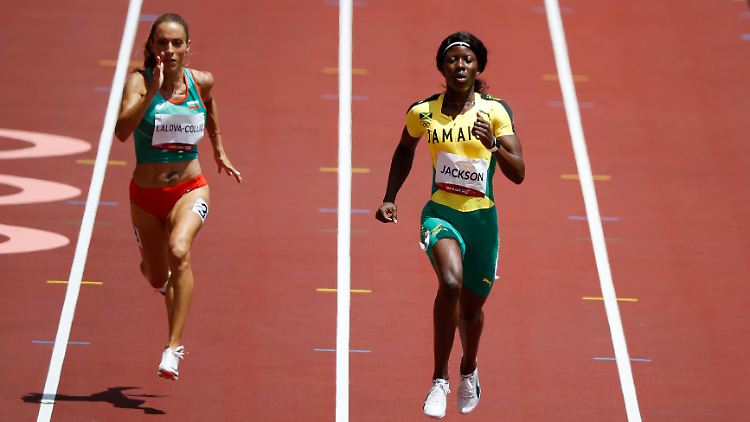 Bronze über 100 Meter, Vorlauf-Aus über 200 Meter: Shericka Jackson nahm das etwas zu locker.
