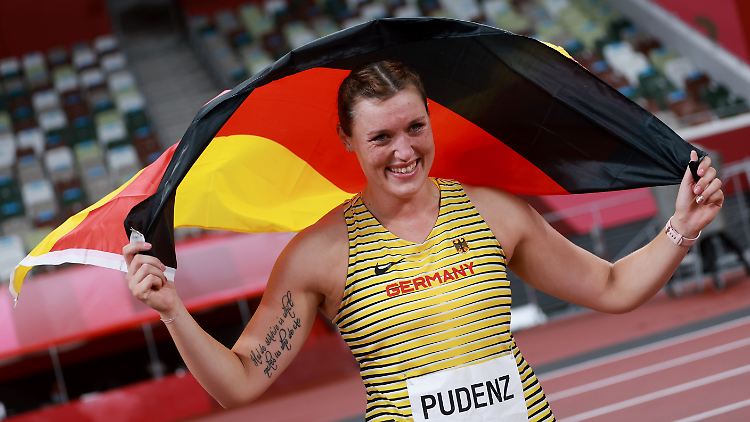 Die erste Medaille für den deutschen Leichtathletik-Verband.