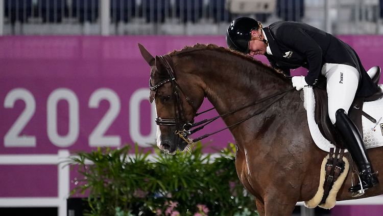 Isabell Werth gewann für Deutschland Gold mit der Dressur-Equipe und Silber im Dressur-Einzel.