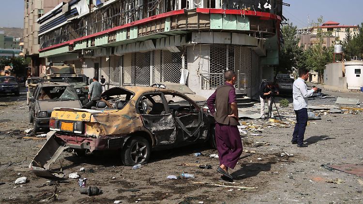 Die Gewalt nimmt zu: In dieser Woche bekannten sich die Taliban zu einem Anschlag auf die Residenz des Verteidigungsministers in Kabul.