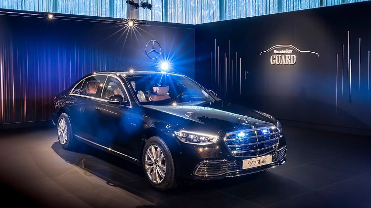 Der Mercedes S 680 Guard erfüllt als Panzerlimousine die höchste Sicherheitsstufe VR 10.