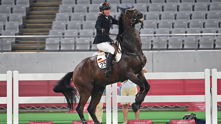 Annika Schleu und Saint Boy - alles andere als ein Dreamteam.