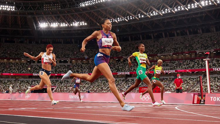 Allyson Felix gewinnt Bronze - und so viel mehr.