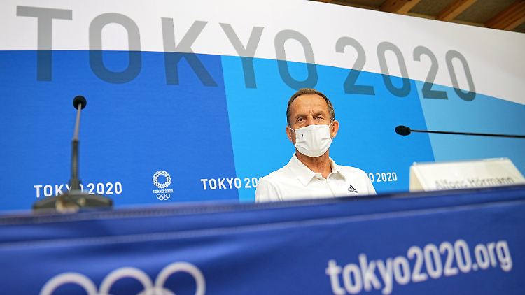 Alfons Hörmann fand die Bilanz der deutschen Mannschaft in Tokio "insgesamt in Ordnung".