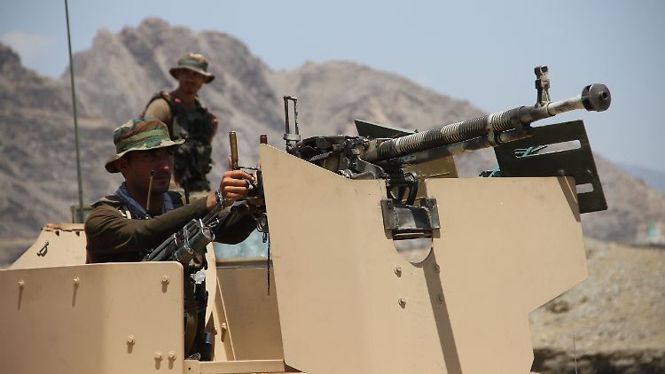 Afghanische Sicherheitskräfte im Einsatz.