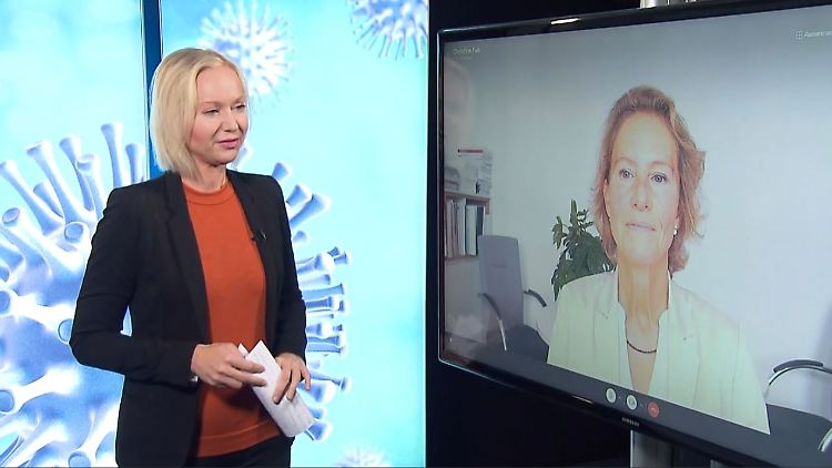 Christine Falk - hier im Gespräch mit ntv-Moderatorin Katrin Neumann - ist Präsidentin der Deutschen Gesellschaft für Immunologie.