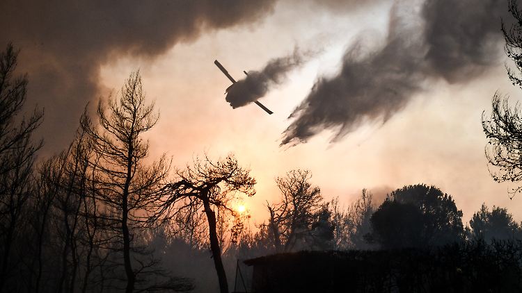 Ankara unterstützt Griechenland mit zwei Löschflugzeugen.