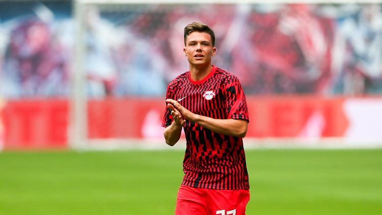 Sidney Raebiger ist RB Leipzigs jüngster Debütant.