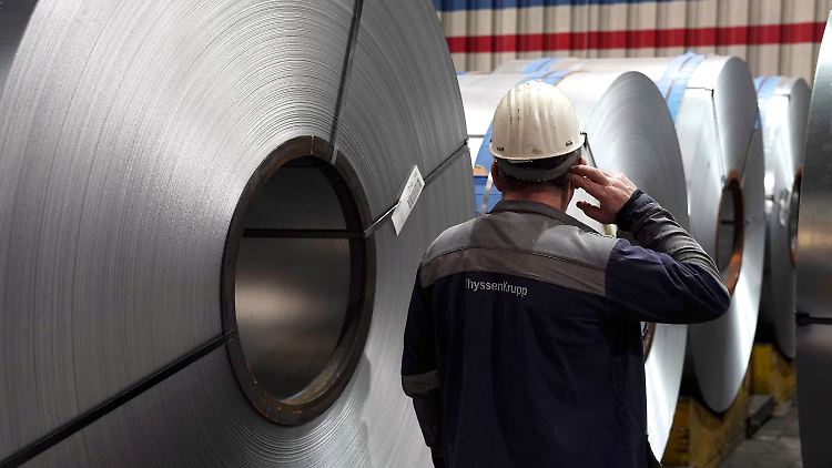 Thyssenkrupp verbucht im Stahlgeschäft einen Minigewinn von 19 Millionen Euro.