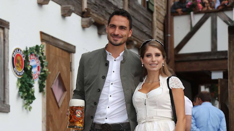 Ein Bild aus glücklichen Tagen: Mats und Cathy Hummels.
