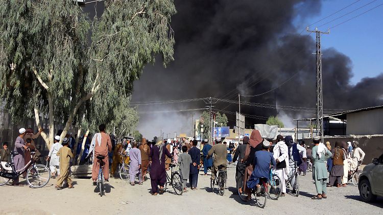 Bild aus Kandahar. Die Stadt im Süden Afghanistans wurde am Donnerstagabend von den Taliban erobert.