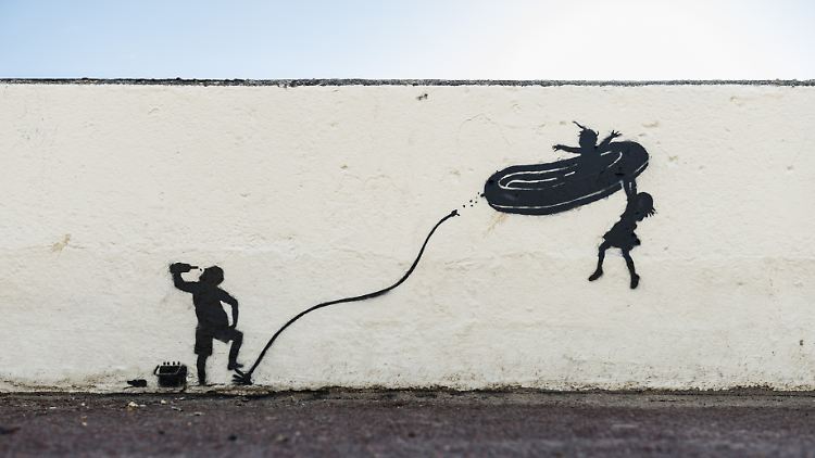 Die Stadtverwaltung geht davon aus, dass Banksy nichts über den Unfall wusste. 