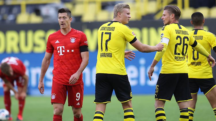Das erste Duell der beiden Stars entschieden Lewandowskis Bayern im Mai 2020 für sich, und damit auch mal wieder eine Meisterschaft.