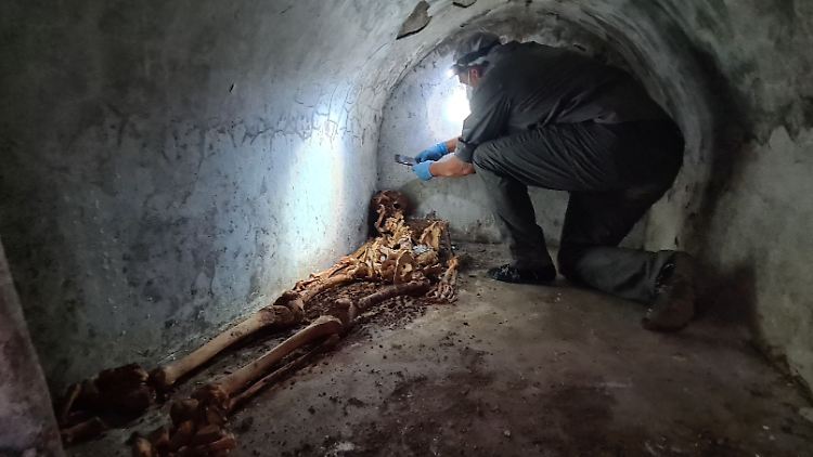 Ein spektakulärer Fund: Das Skelett des Römers Marcus Venerius Secundio ist eines der am besten erhaltenen, die je in Pompeji gefunden wurden.