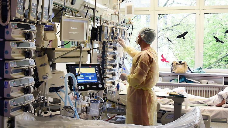 Laut DIVI-Register befinden sich derzeit 600 Covid-19-Patienten in intensivmedizinischer Behandlung.