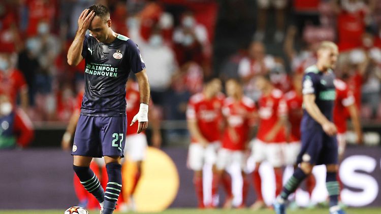 Die PSV Eindhoven vergaben nach der Pause beste Chancen zum Ausgleich. 