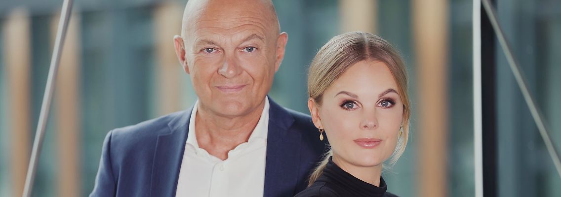 ntv-Wirtschaftschef Ulrich Reitz und Startup-Reporterin Janna Linke.