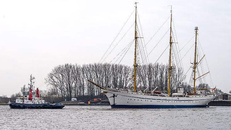 Die "Gorch Fock" ist das Segelschulschiff der deutschen Marine und dient der Offiziersausbildung. 