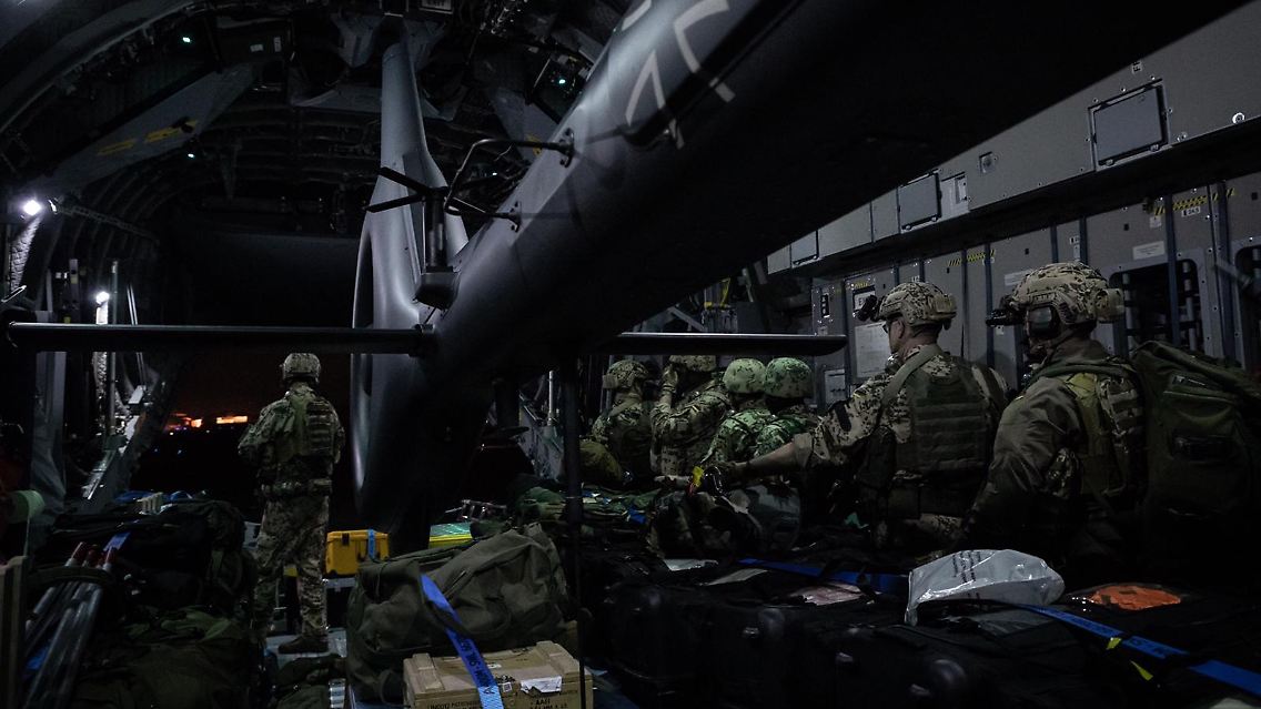 Von der Bundeswehr bereitgestelltes Bildmaterial zeigt die Evakuierungsoperation.