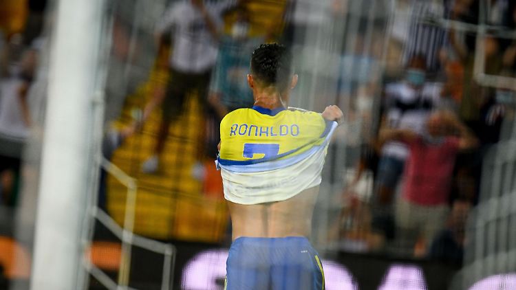Zu früh gefreut: Cristiano Ronaldo bejubelt seinen nur vermeintlichen Siegtreffer in der Nachspielzeit.