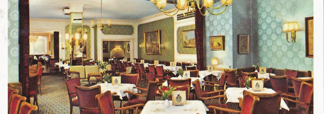 Es war einmal: Das Café-Grotemeyer auf einer historischen Postkarte.