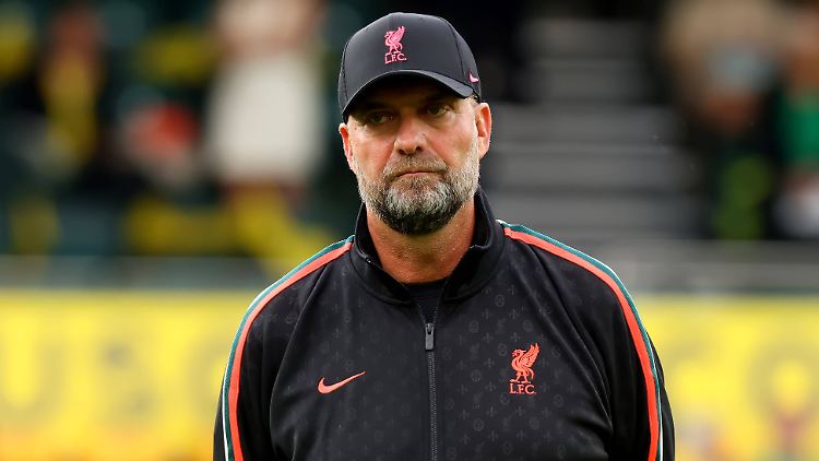 Jürgen Klopp verwundert.