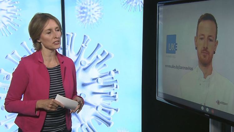 ntv-Moderatorin Doro Steitz im Gespräch mit dem Infektiologen Till Koch vom Universitätsklinikum Hamburg-Eppendorf.