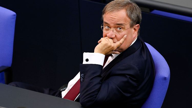 Der Wahlkampf läuft nicht gut für Laschet. Da wirkte sein Auftritt im Bundestag wie eine Verschnaufpause.