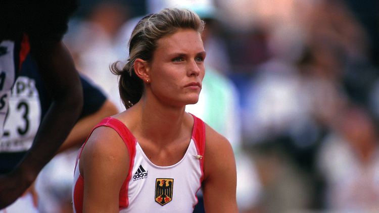 Krabbe bei der WM 1991.