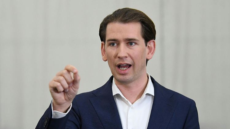 "Ich bin dagegen, dass wir jetzt freiwillig mehr Menschen aufnehmen", sagt Kurz.