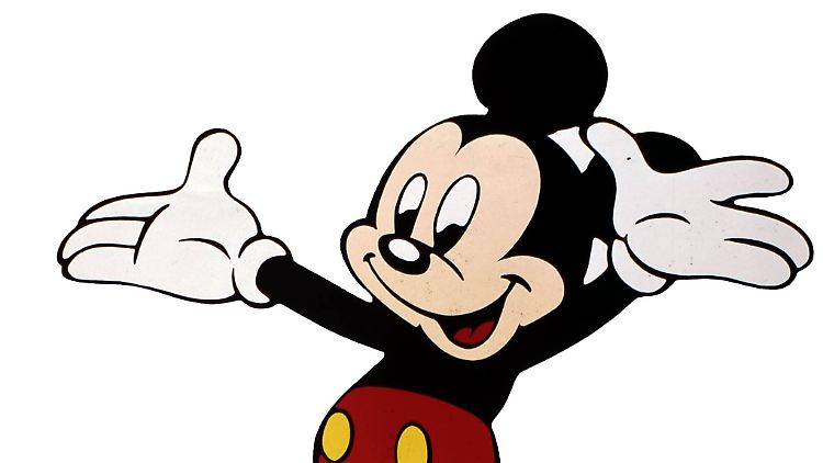 Wie 70 sieht er gar nicht aus: Micky Maus.