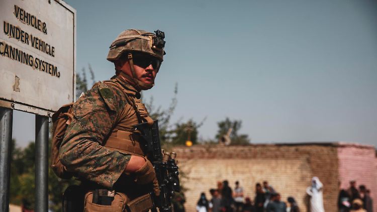 Nur noch wenige Tage sichern US-Soldaten den Flughafen von Kabul. 