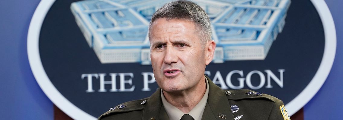 Generalmajor William "Hank" Taylor äußerte sich im Pentagon nach dem unbemannten Luftangriff der USA.