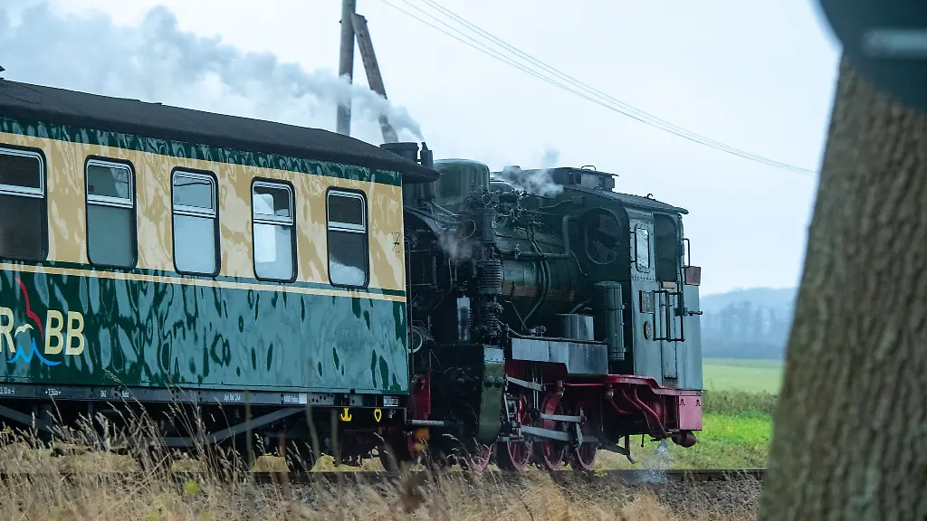 Ein-Mann-ist-mit-seinem-Auto-im-Gleisbett-des-Rasenden-Roland-gelandet