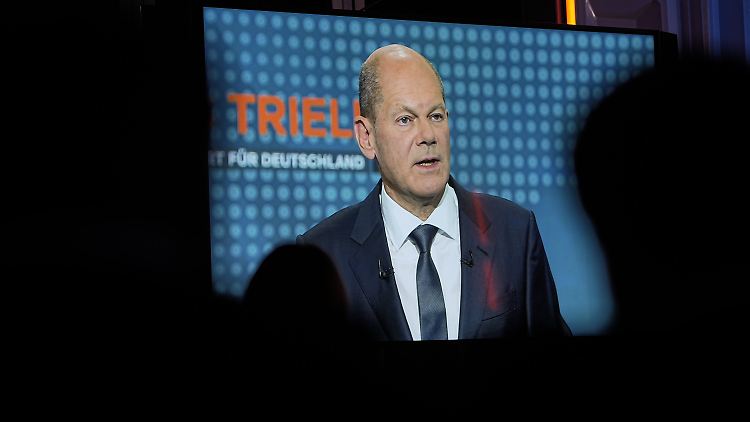 Scholz bringt mit präsidialer Ruhe den Punktsieg im Triell nach Hause.