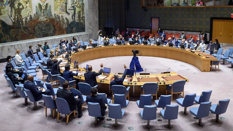 Die Resolution wurde mit 13 Ja-Stimmen angenommen, Russland und China enthielten sich