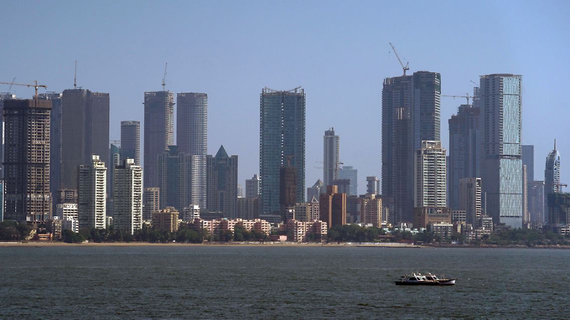 Blick auf Mumbai.