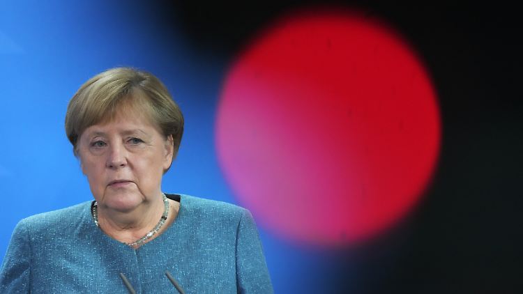Auch sie treibt die Angst vor einer Bundesregierung mit linker Beteiligung um: Angela Merkel. 