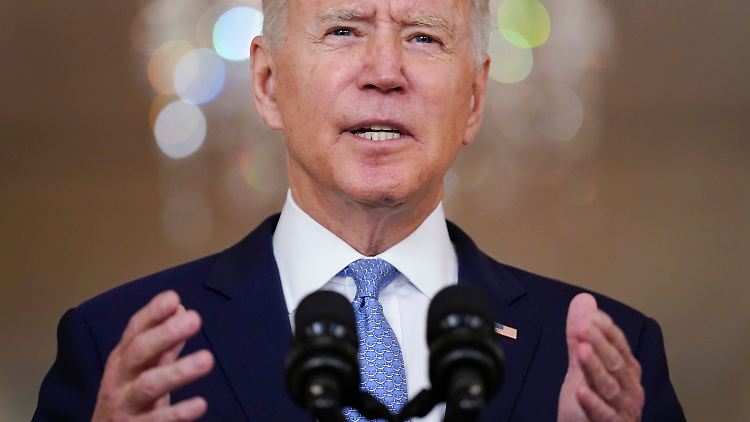 Präsident Biden zur Evakuierung: Kein Land in der Geschichte hat jemals in so kurzer Zeit so viele Menschen in Sicherheit gebracht. 