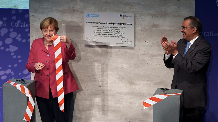 Schnipp und offen ist das neue Virus-Hub der WHO in Berlin.