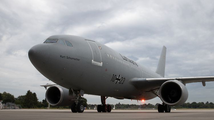 Der A310 "Kurt Schumacher" war lange Zeit als Truppentransporter im Einsatz.